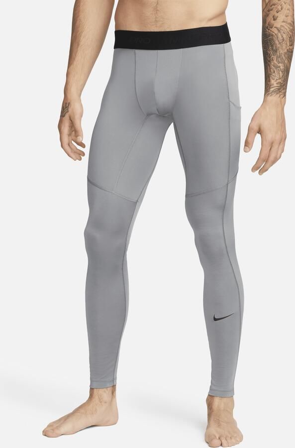 Nike Pro Dri-FIT fitnesstights voor heren Grijs - Foto 3