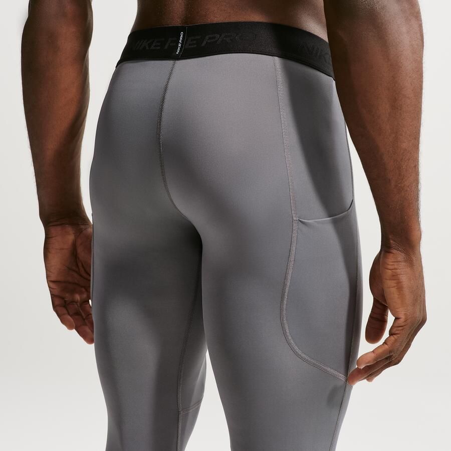 Nike Pro Dri-FIT fitnesstights voor heren Grijs - Foto 2