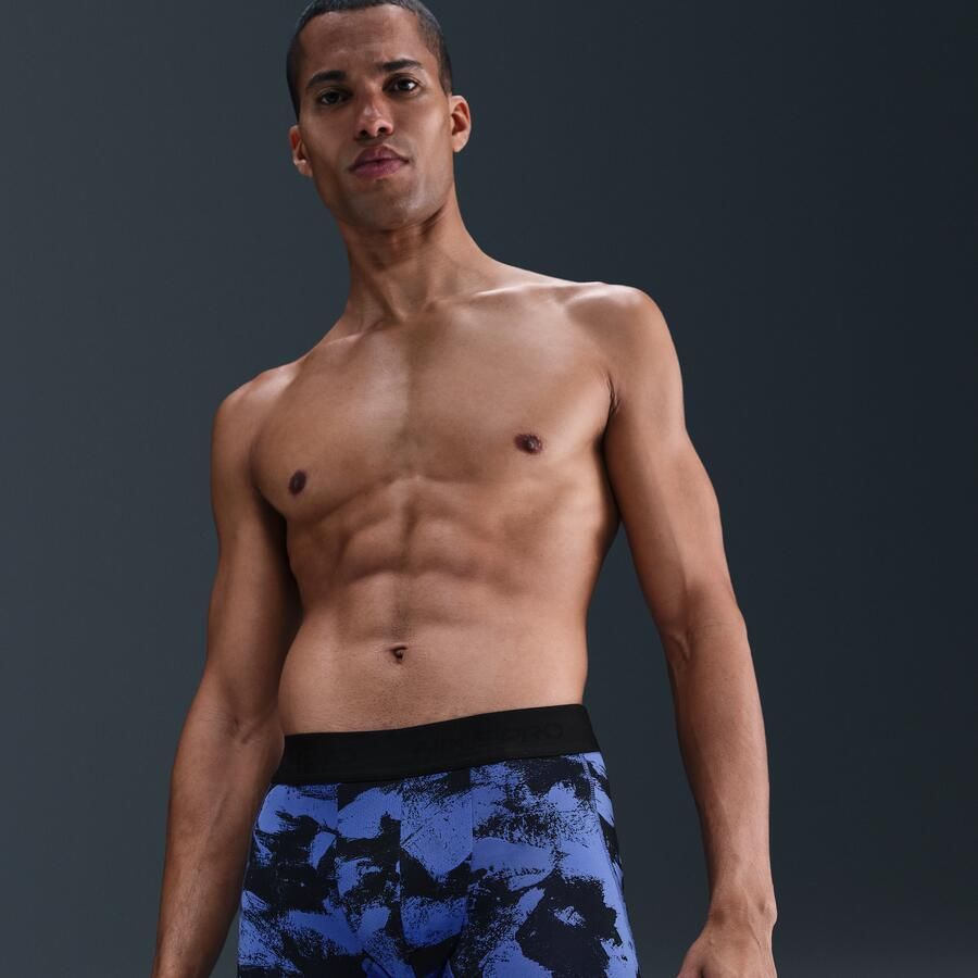 Nike Pro Dri-FIT herenshorts Blauw