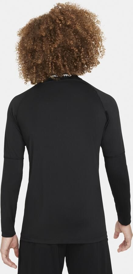 Nike Pro Dri-FIT jongenstop met lange mouwen Zwart - Foto 5