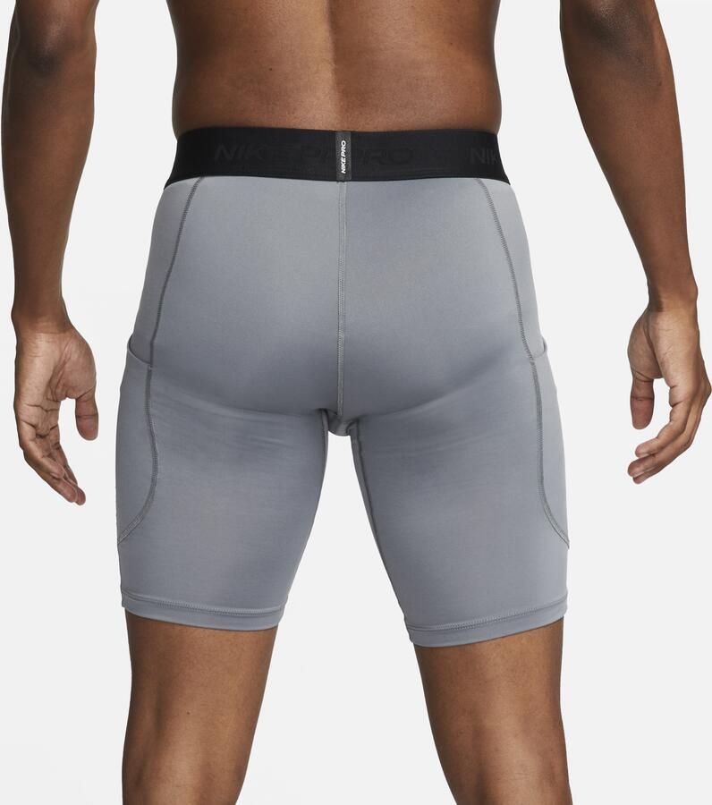Nike Pro Dri-FIT lange fitnesshorts voor heren Grijs - Foto 2