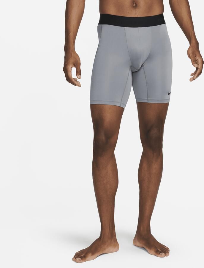 Nike Pro Dri-FIT lange fitnesshorts voor heren Grijs - Foto 3