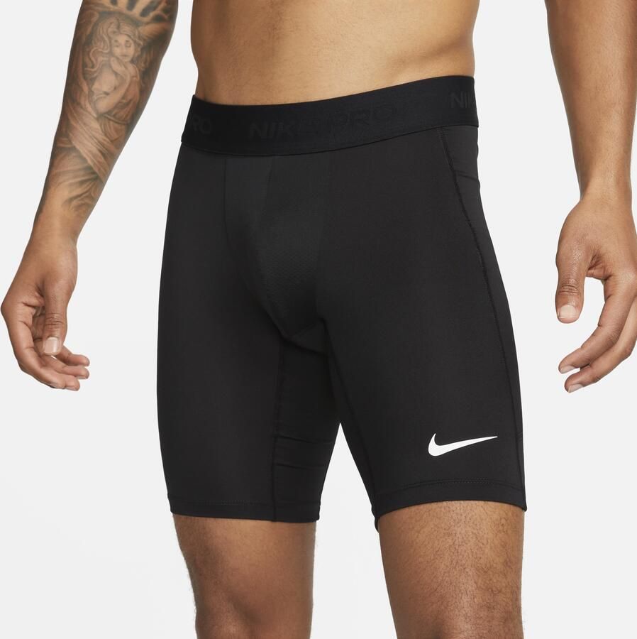 Nike Pro Dri-FIT lange fitnesshorts voor heren Zwart - Foto 5