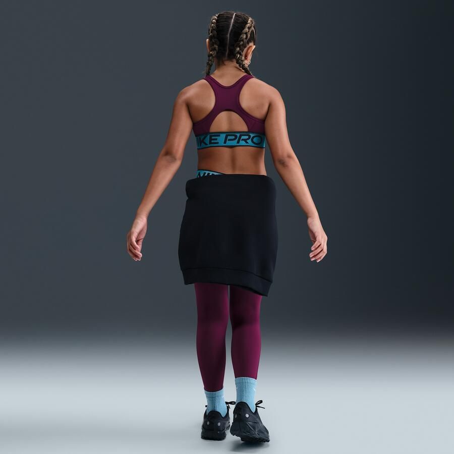 Nike Pro Dri-FIT legging met glanzende accenten voor meisjes Rood - Foto 3