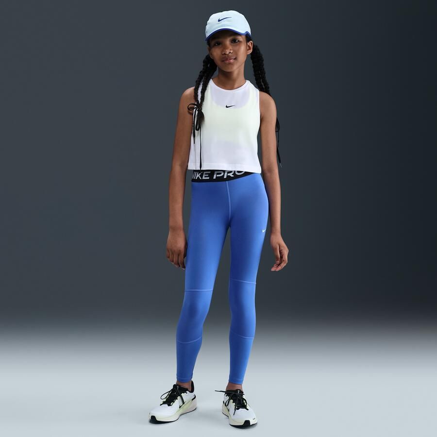 Nike Pro Dri-FIT Legging voor meisjes Blauw - Foto 4