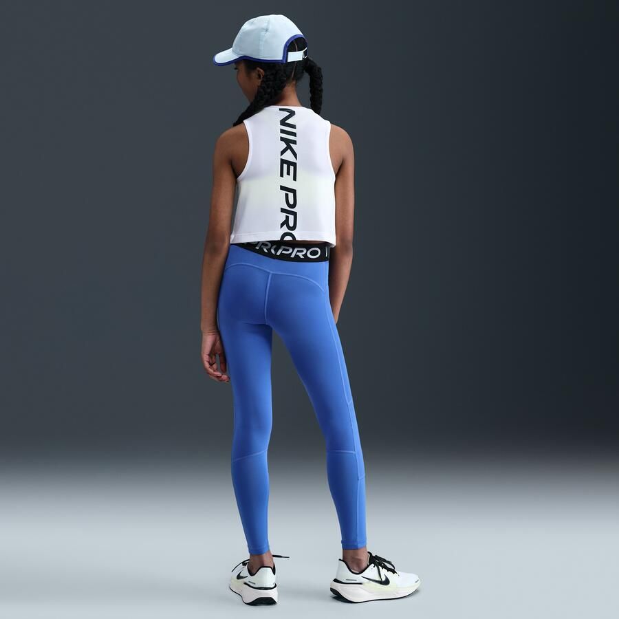 Nike Pro Dri-FIT Legging voor meisjes Blauw - Foto 3