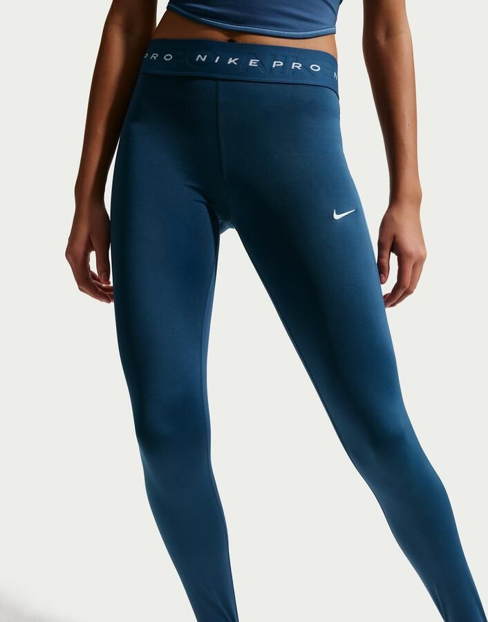 Nike Pro Dri-FIT legging voor meisjes Blauw - Foto 2