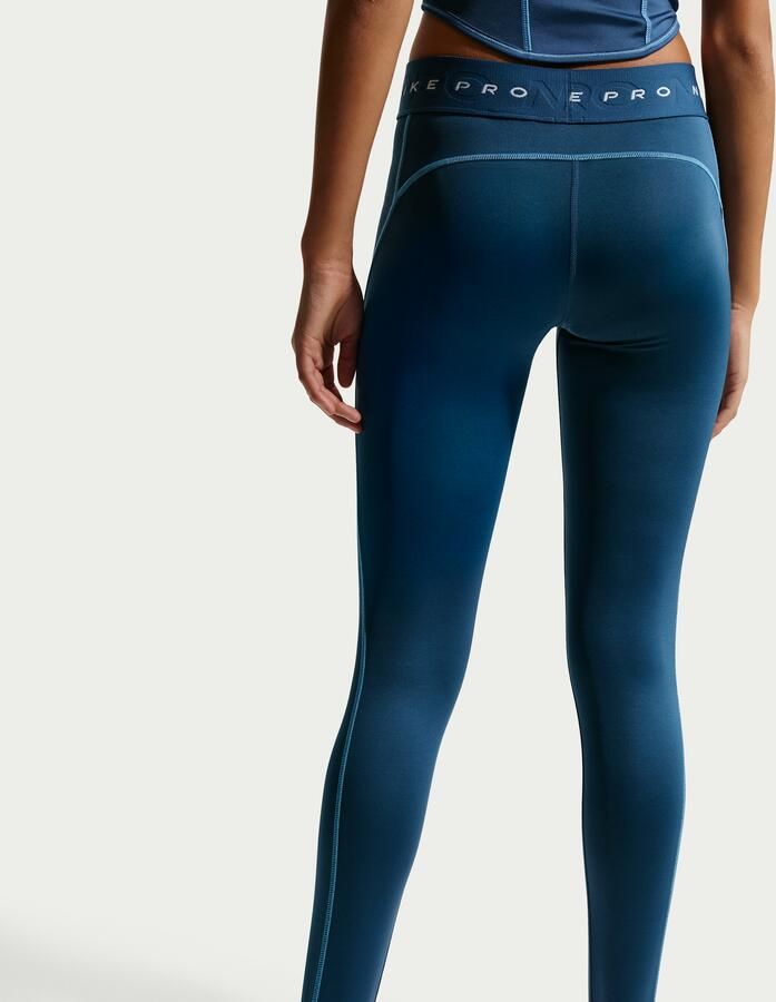Nike Pro Dri-FIT legging voor meisjes Blauw - Foto 3