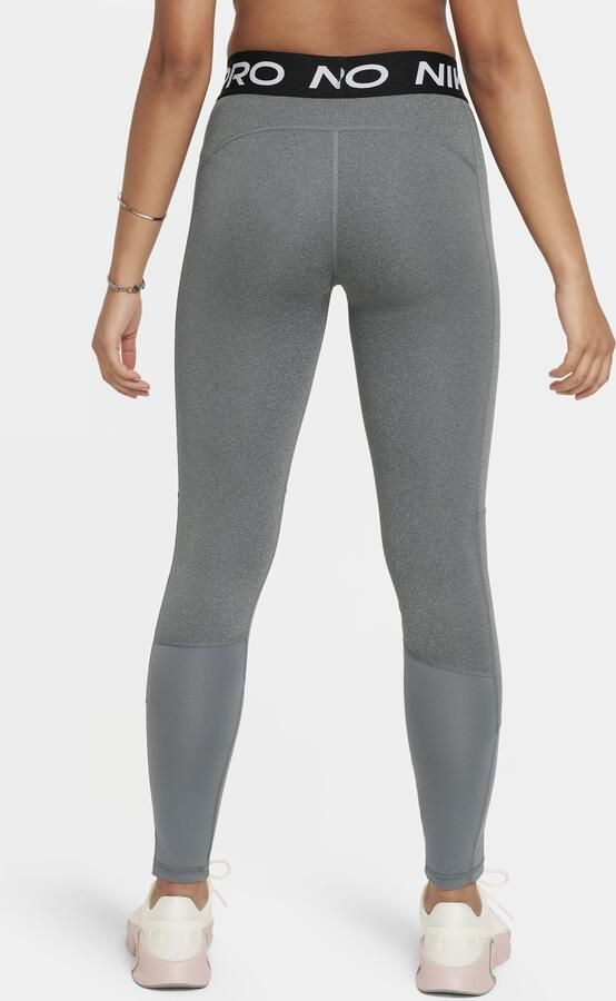 Nike Pro Dri-FIT Legging voor meisjes Grijs - Foto 4