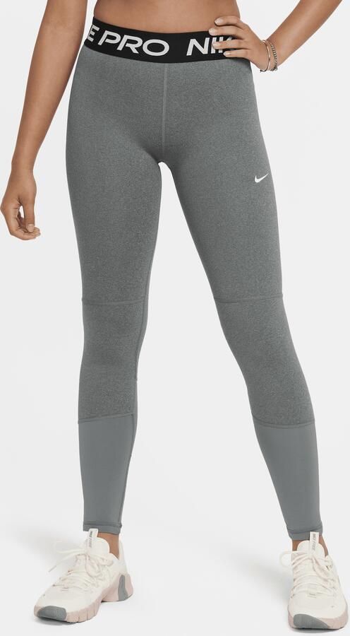 Nike Pro Dri-FIT Legging voor meisjes Grijs - Foto 3
