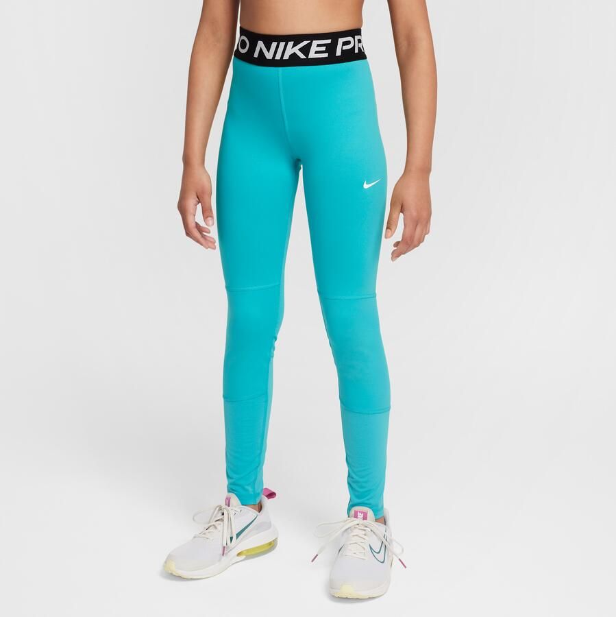 Nike Pro Dri-FIT Legging voor meisjes Groen - Foto 4