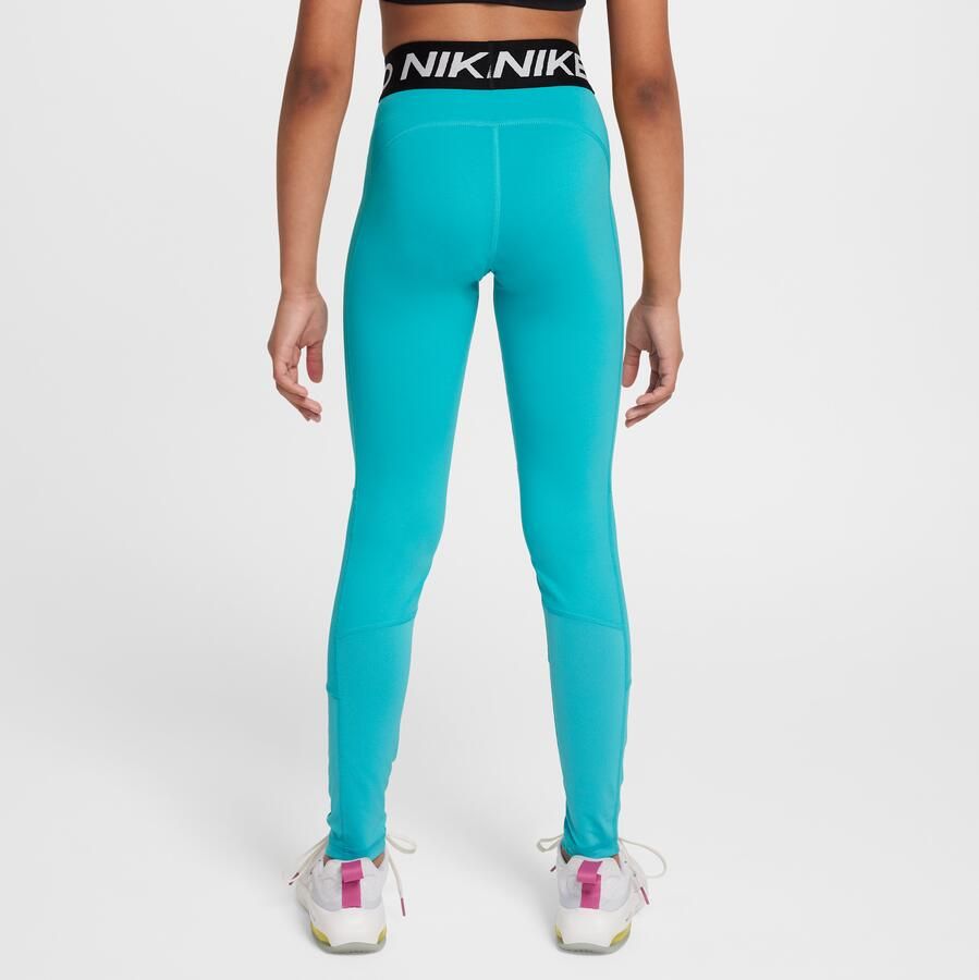 Nike Pro Dri-FIT Legging voor meisjes Groen - Foto 3
