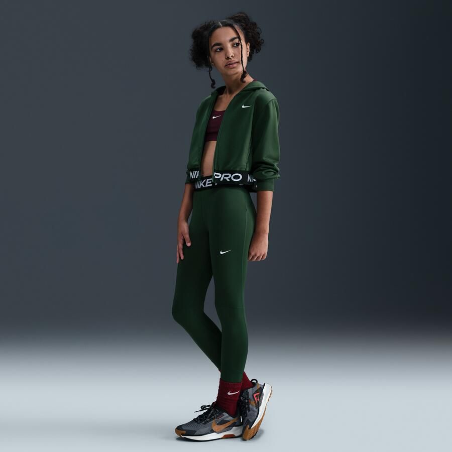 Nike Pro Dri-FIT Legging voor meisjes Groen - Foto 3