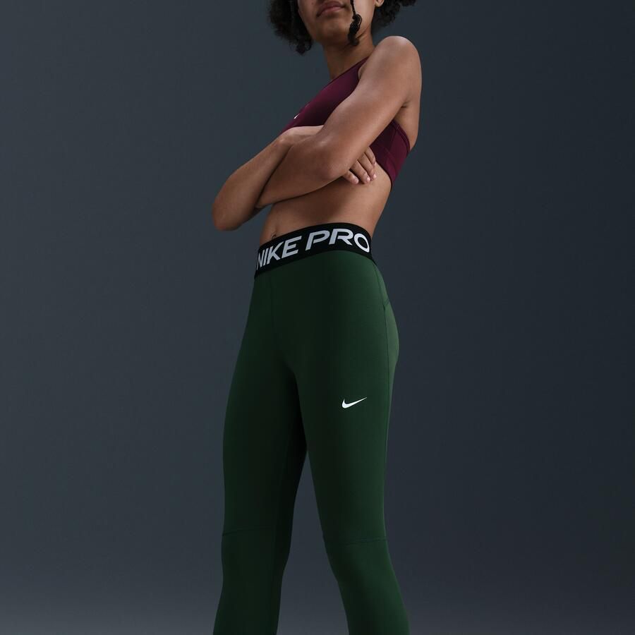 Nike Pro Dri-FIT Legging voor meisjes Groen