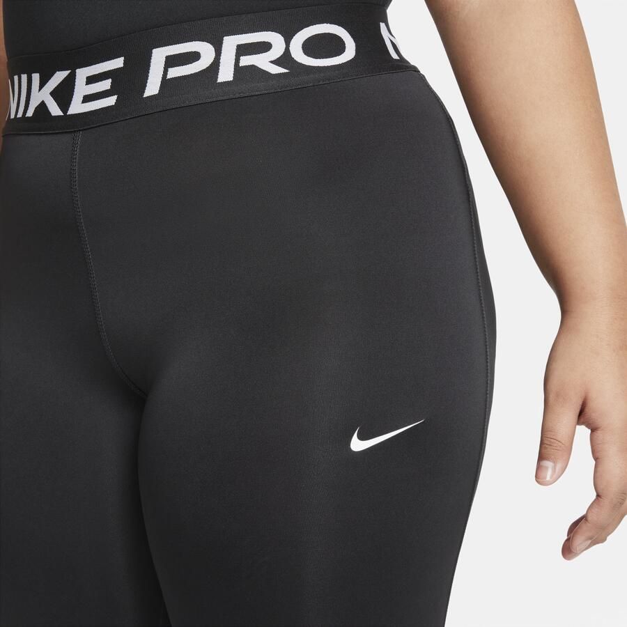 Nike Pro Dri-FIT legging voor meisjes (Ruimere maten) Zwart