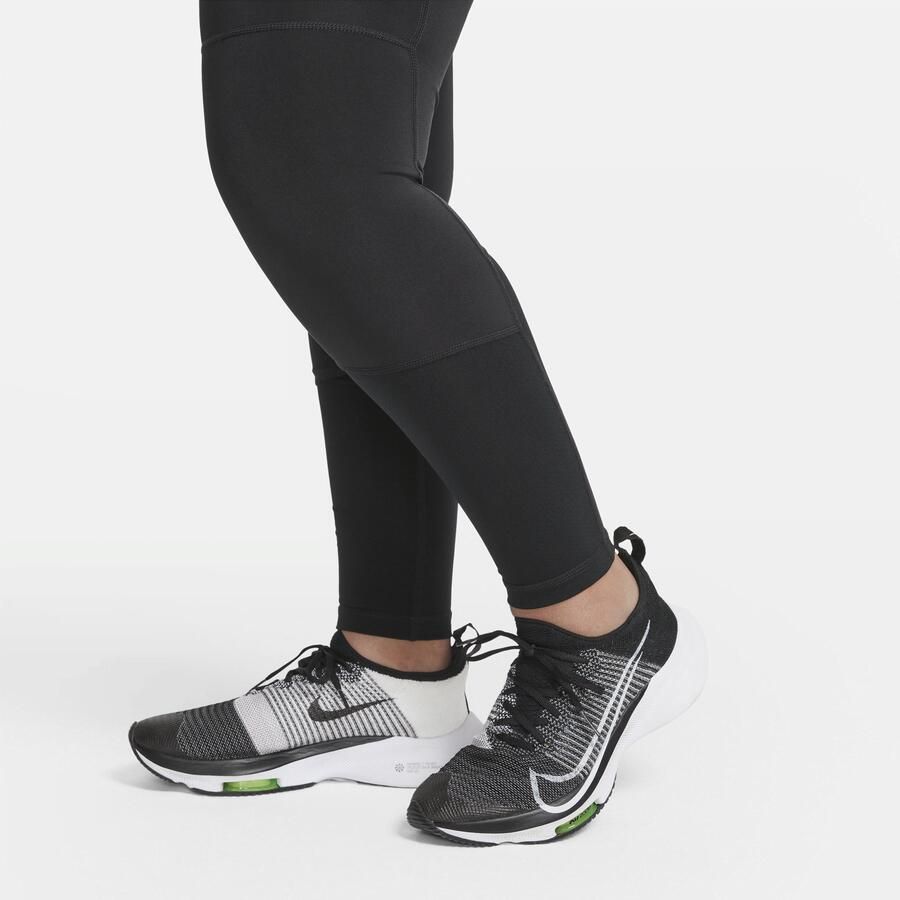 Nike Pro Dri-FIT legging voor meisjes (Ruimere maten) Zwart - Foto 2