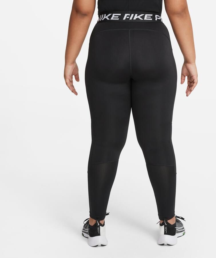 Nike Pro Dri-FIT legging voor meisjes (Ruimere maten) Zwart - Foto 3
