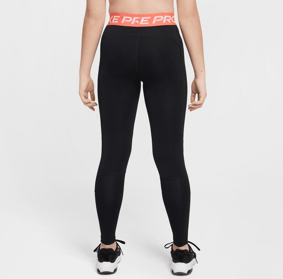 Nike Pro Dri-FIT Legging voor meisjes Zwart - Foto 4