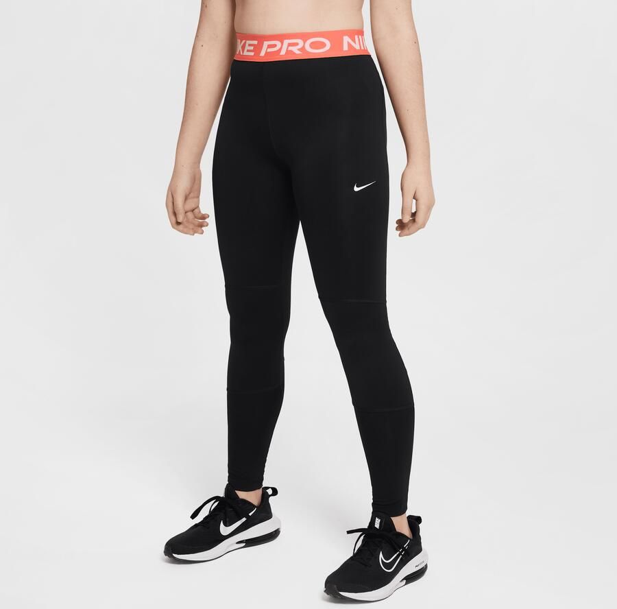 Nike Pro Dri-FIT Legging voor meisjes Zwart - Foto 3