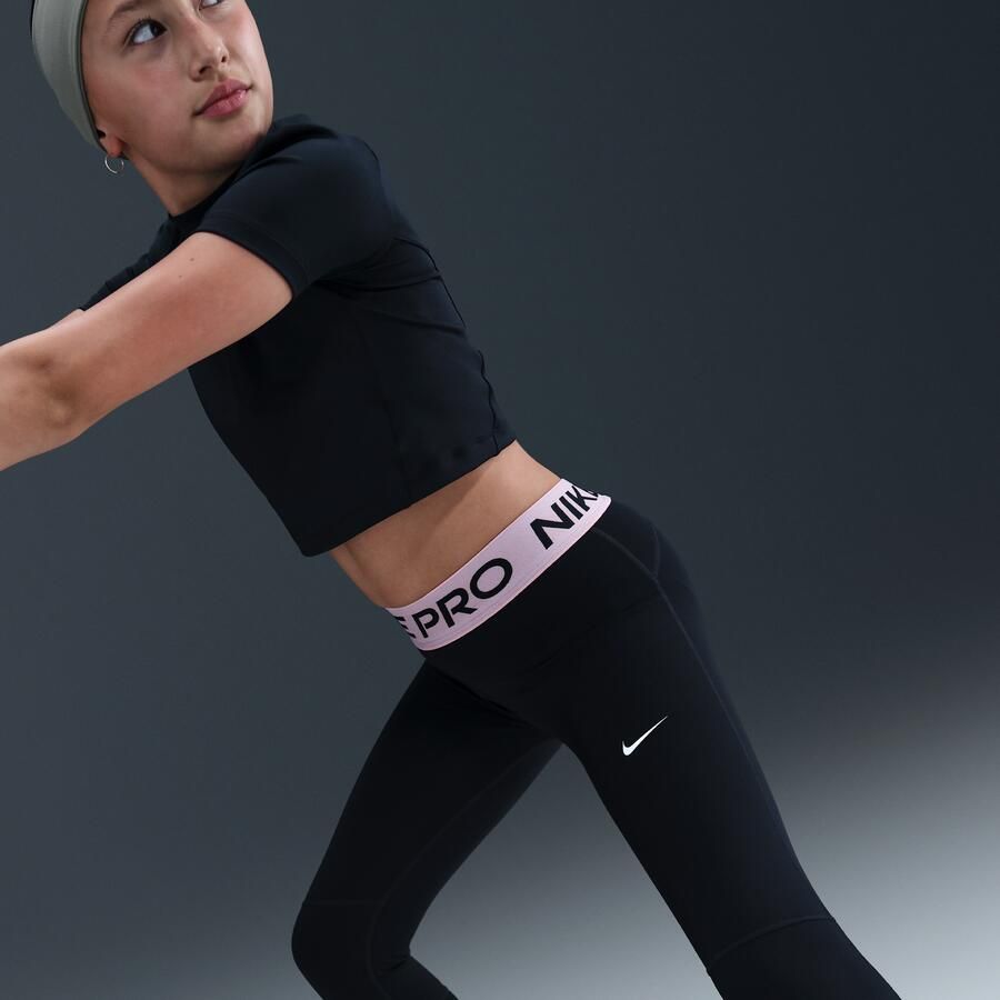 Nike Pro Dri-FIT Legging voor meisjes Zwart