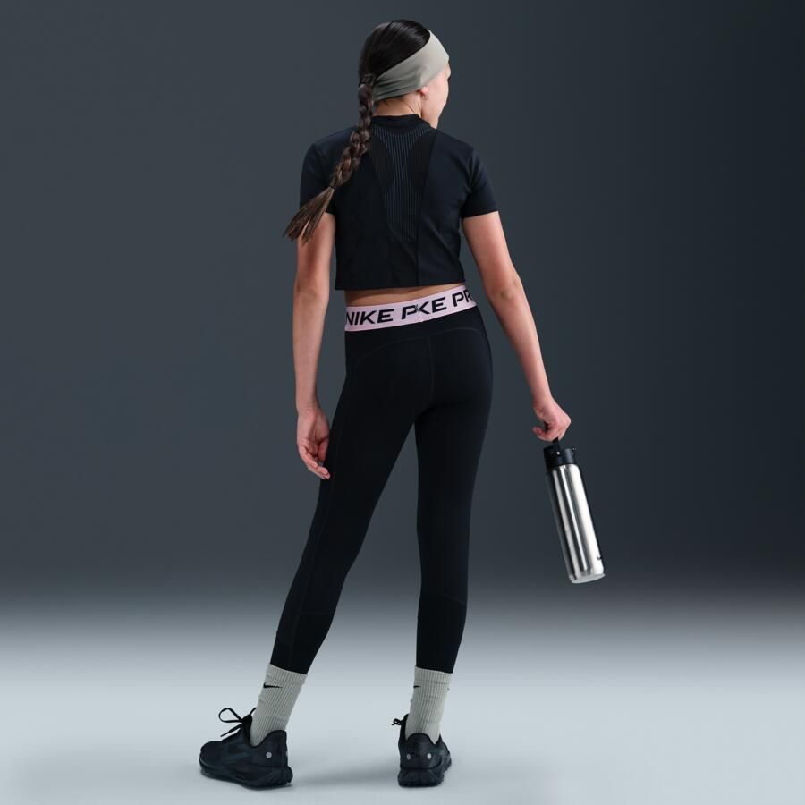Nike Pro Dri-FIT Legging voor meisjes Zwart - Foto 3