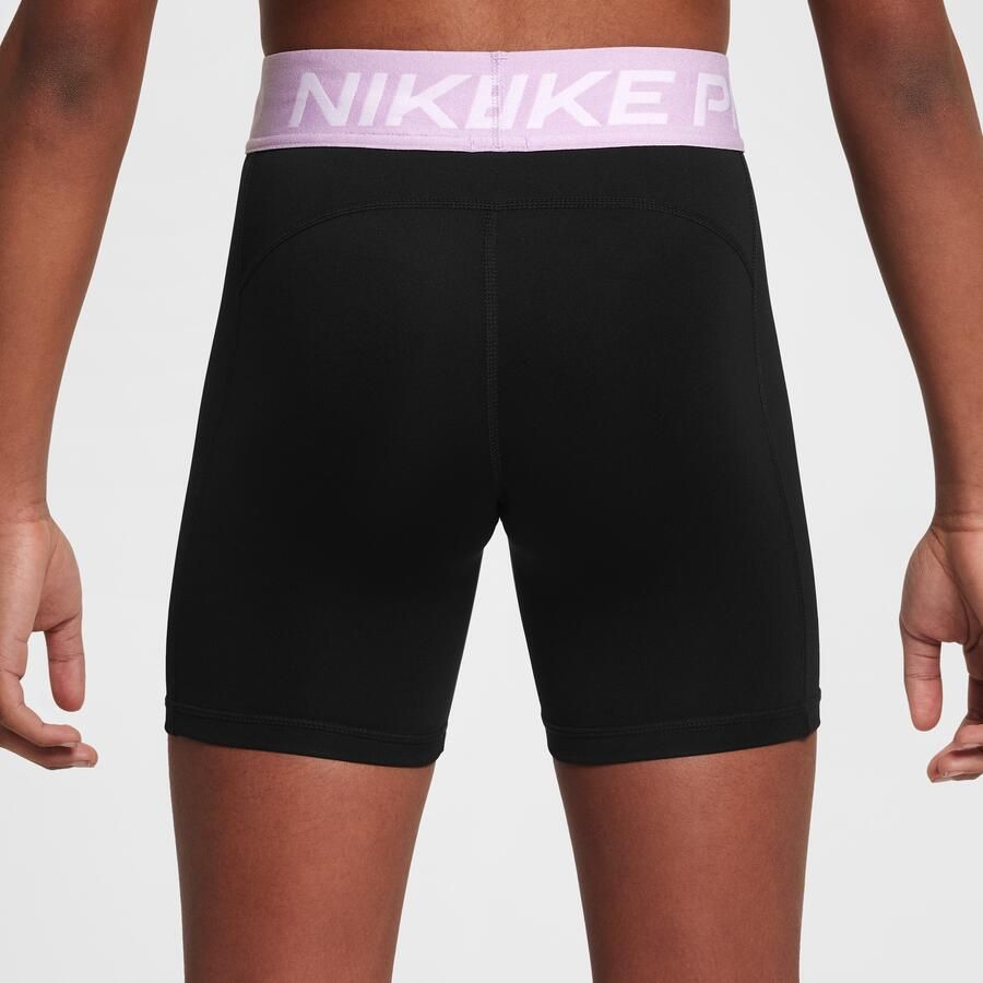 Nike Pro Dri-FIT meisjesshorts (13 cm) Zwart - Foto 2
