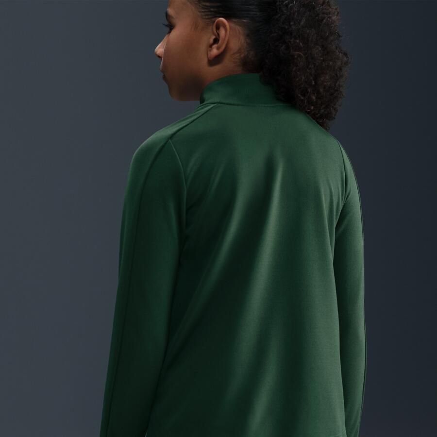 Nike Pro Dri-FIT meisjestop met korte rits Groen