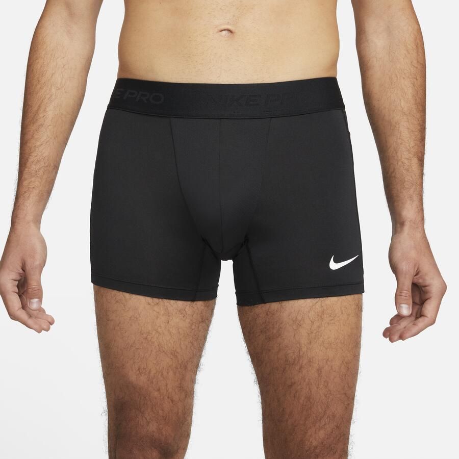 Nike Pro Dri-FIT shorts met binnenbroek voor heren Zwart - Foto 5