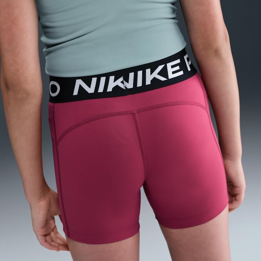 Nike Pro Dri-FIT shorts voor meisjes (8 cm) Paars - Foto 2