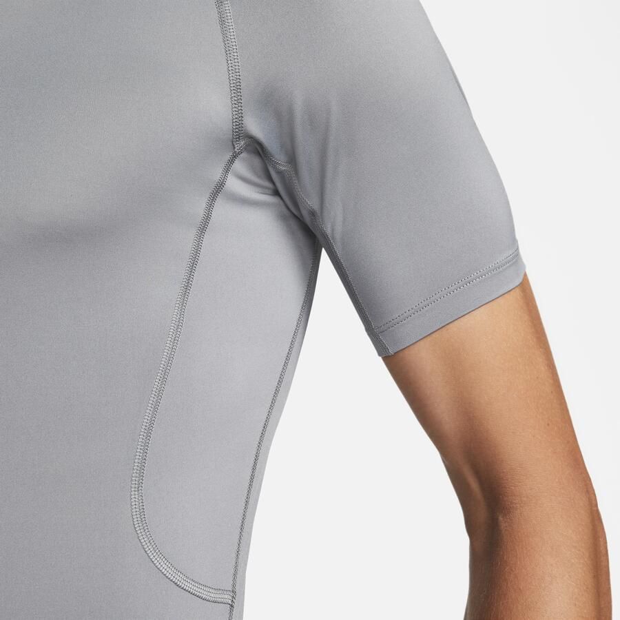 Nike Pro Dri-FIT strakke fitnesstop met korte mouwen voor heren Grijs - Foto 2
