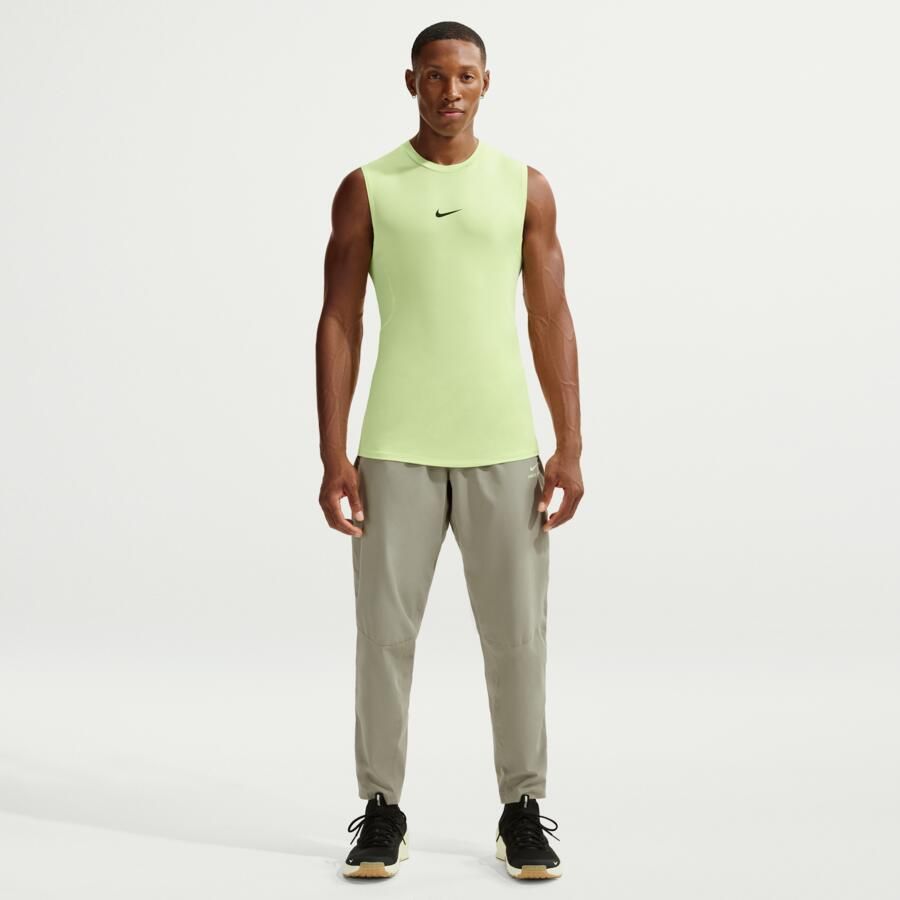 Nike Pro Dri-FIT strakke mouwloze fitnesstop voor heren Groen - Foto 2