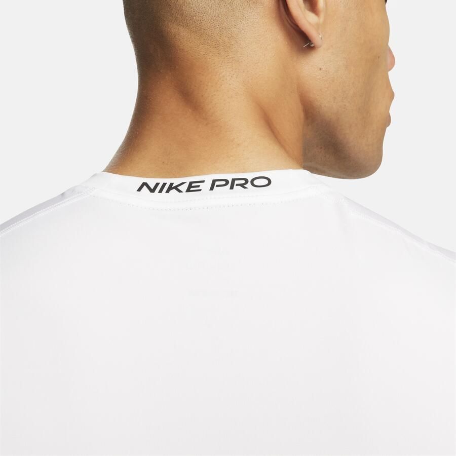 Nike Pro Dri-FIT strakke mouwloze fitnesstop voor heren Wit