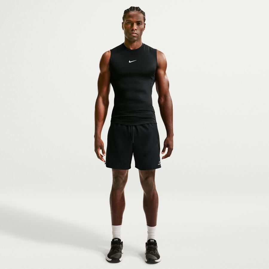 Nike Pro Dri-FIT strakke mouwloze fitnesstop voor heren Zwart - Foto 3
