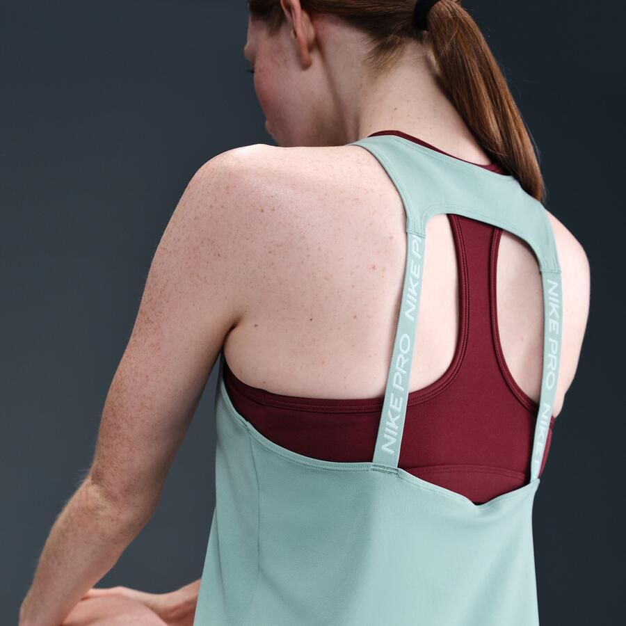 Nike Pro Dri-FIT tanktop voor dames Groen