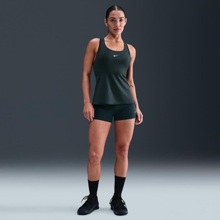 Nike Pro Dri-FIT tanktop voor dames Groen - Foto 3