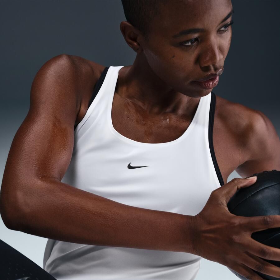 Nike Pro Dri-FIT tanktop voor dames Wit - Foto 2