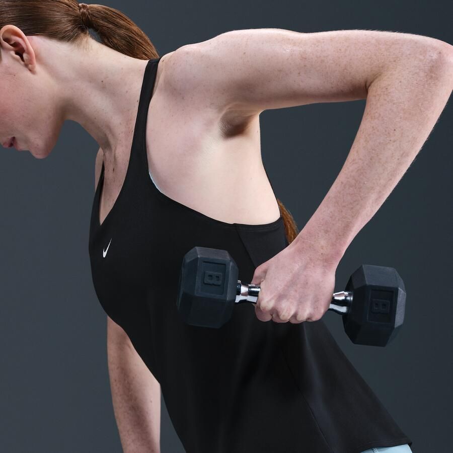 Nike Pro Dri-FIT tanktop voor dames Zwart - Foto 2