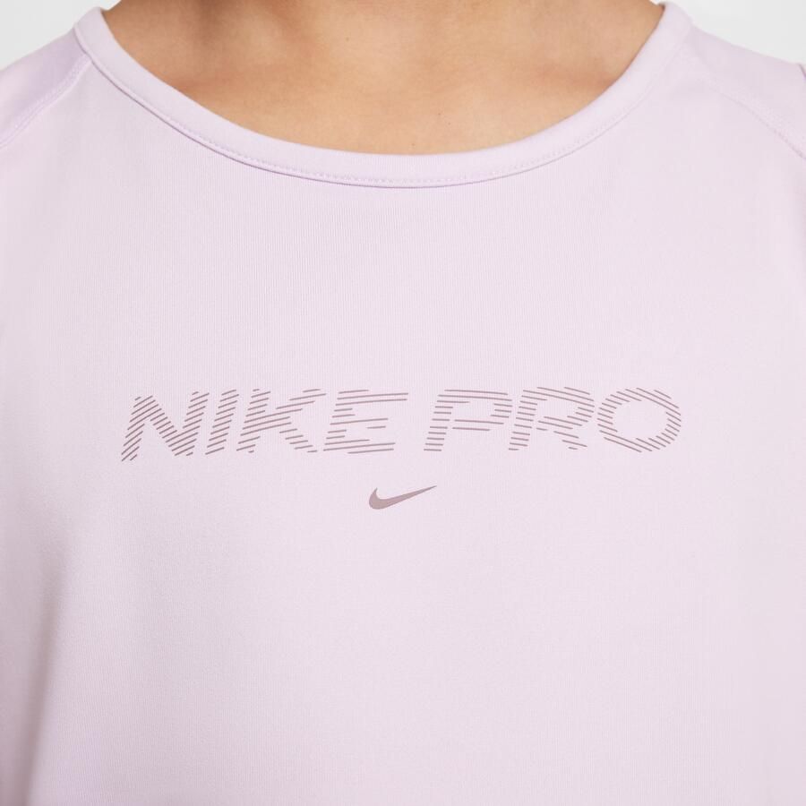 Nike Pro Dri-FIT tanktop voor meisjes Paars - Foto 3