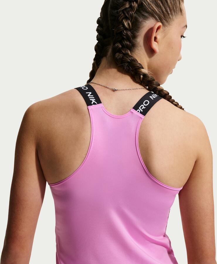 Nike Pro Dri-FIT tanktop voor meisjes Paars - Foto 3