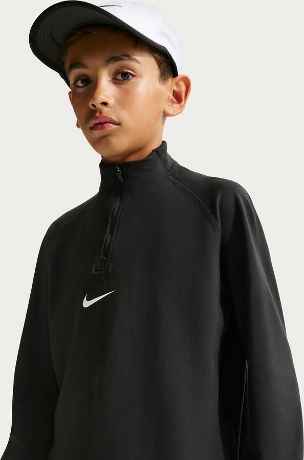 Nike Pro Dri-FIT trainingstop met lange mouwen voor jongens Zwart - Foto 4