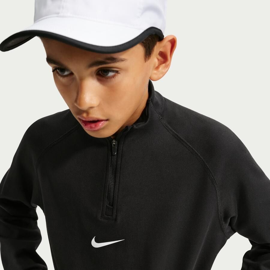 Nike Pro Dri-FIT trainingstop met lange mouwen voor jongens Zwart - Foto 2