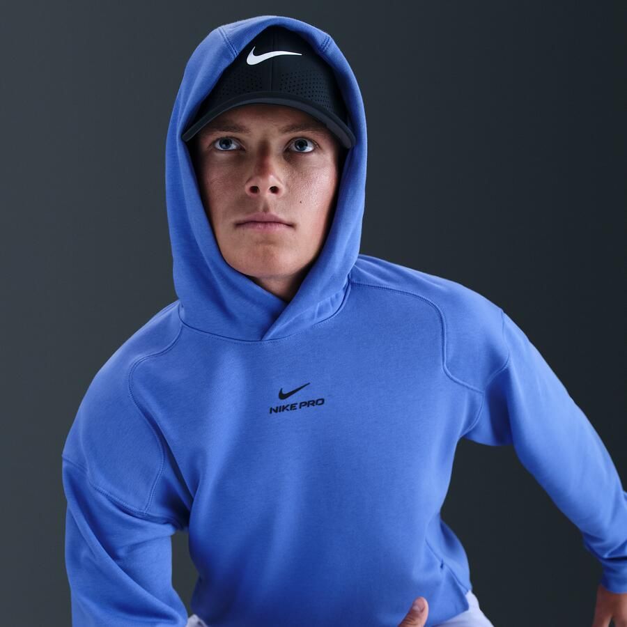 Nike Pro Dri-FIT tussenlaag trainingshoodie voor heren Blauw - Foto 3