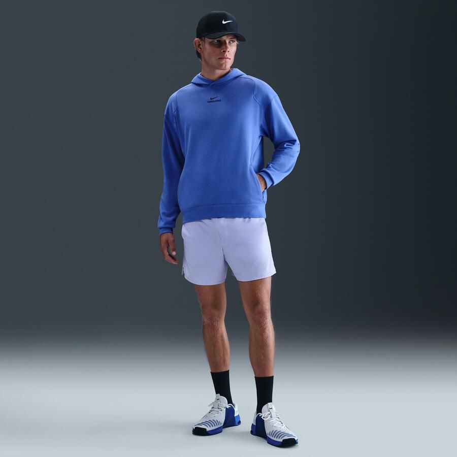 Nike Pro Dri-FIT tussenlaag trainingshoodie voor heren Blauw - Foto 4