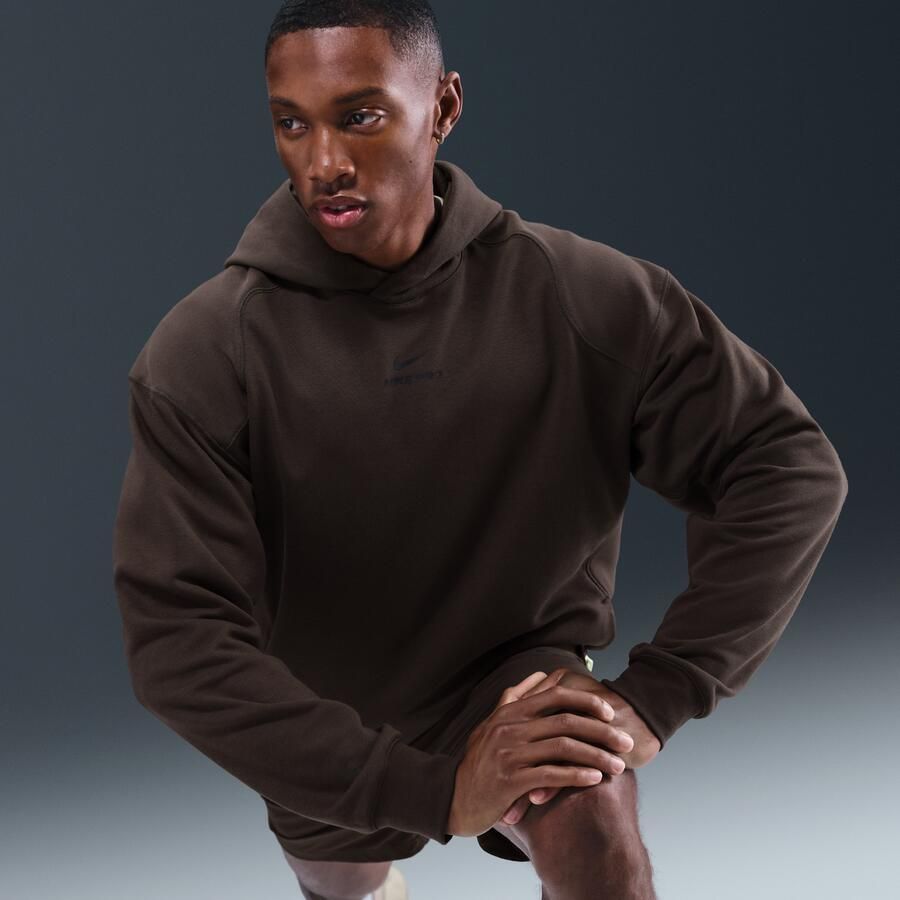 Nike Pro Dri-FIT tussenlaag trainingshoodie voor heren Bruin - Foto 3