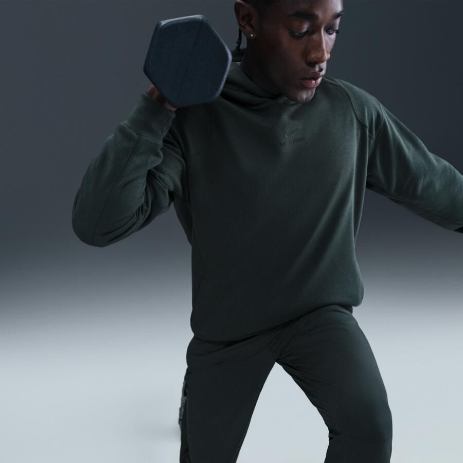 Nike Pro Dri-FIT tussenlaag trainingshoodie voor heren Groen - Foto 3
