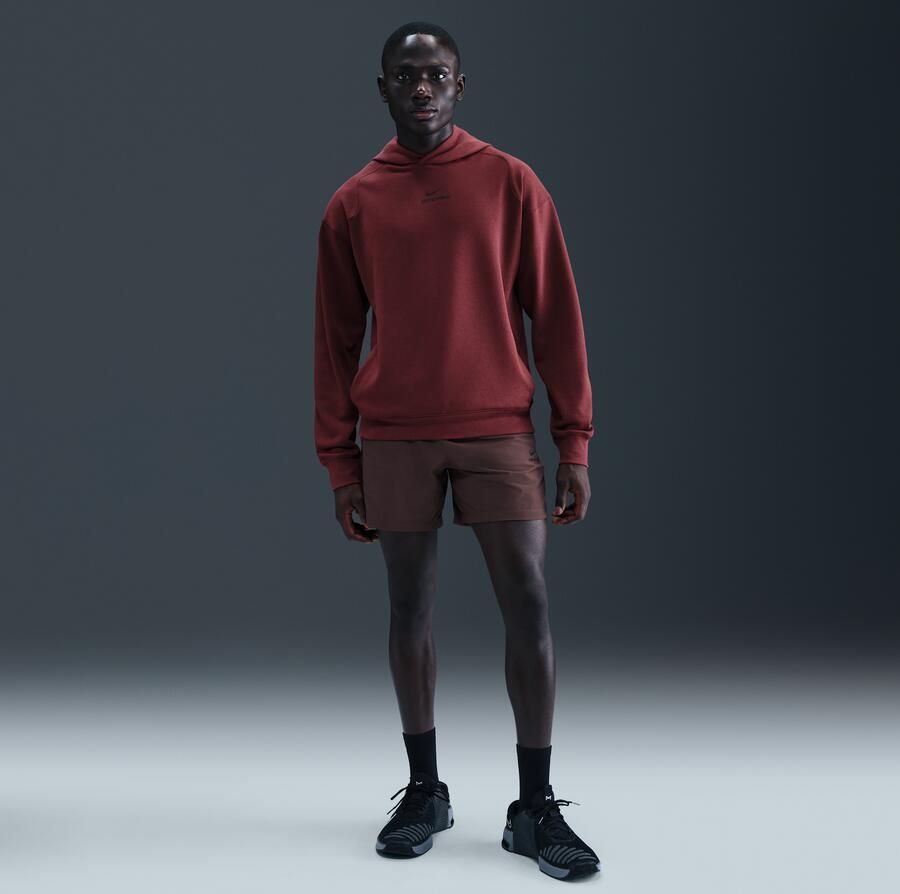 Nike Pro Dri-FIT tussenlaag trainingshoodie voor heren Rood - Foto 4