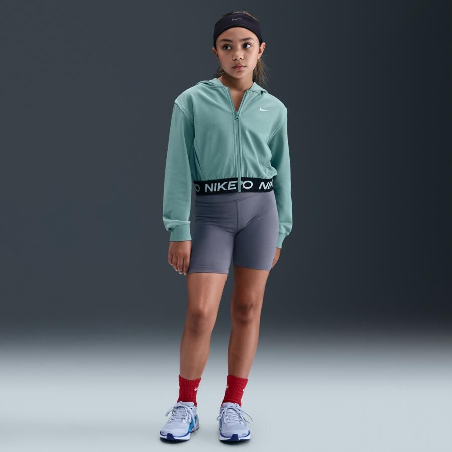 Nike Pro Fleece Dri-FIT hoodie met rits over de hele lengte voor Groen - Foto 3