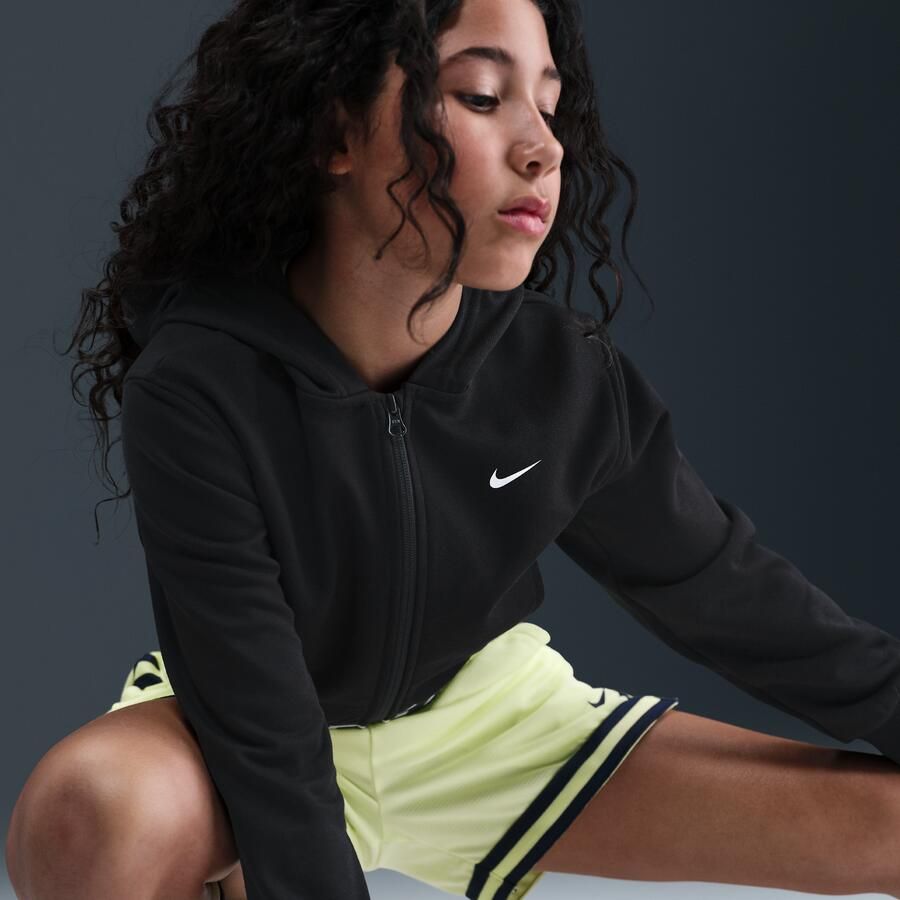 Nike Pro Fleece Dri-FIT hoodie met rits over de hele lengte voor Zwart - Foto 2