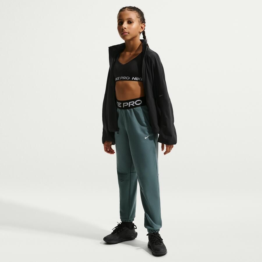 Nike Pro Fleece Dri-FIT joggingbroek voor meisjes Grijs - Foto 4