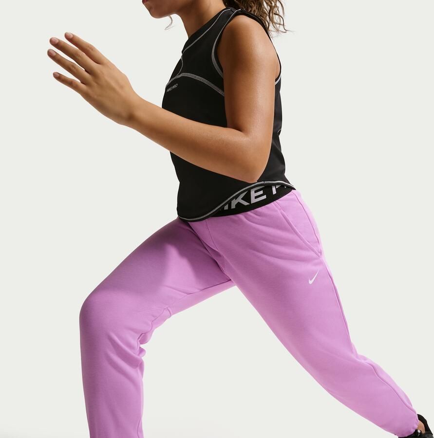 Nike Pro Fleece Dri-FIT joggingbroek voor meisjes Paars